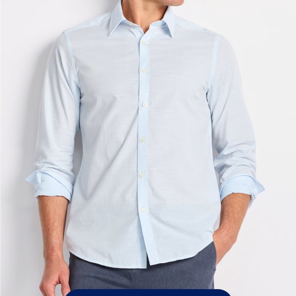 JACK MAVERICK TEXTURED POPLIN SHIRT LIGHT BLUE-S